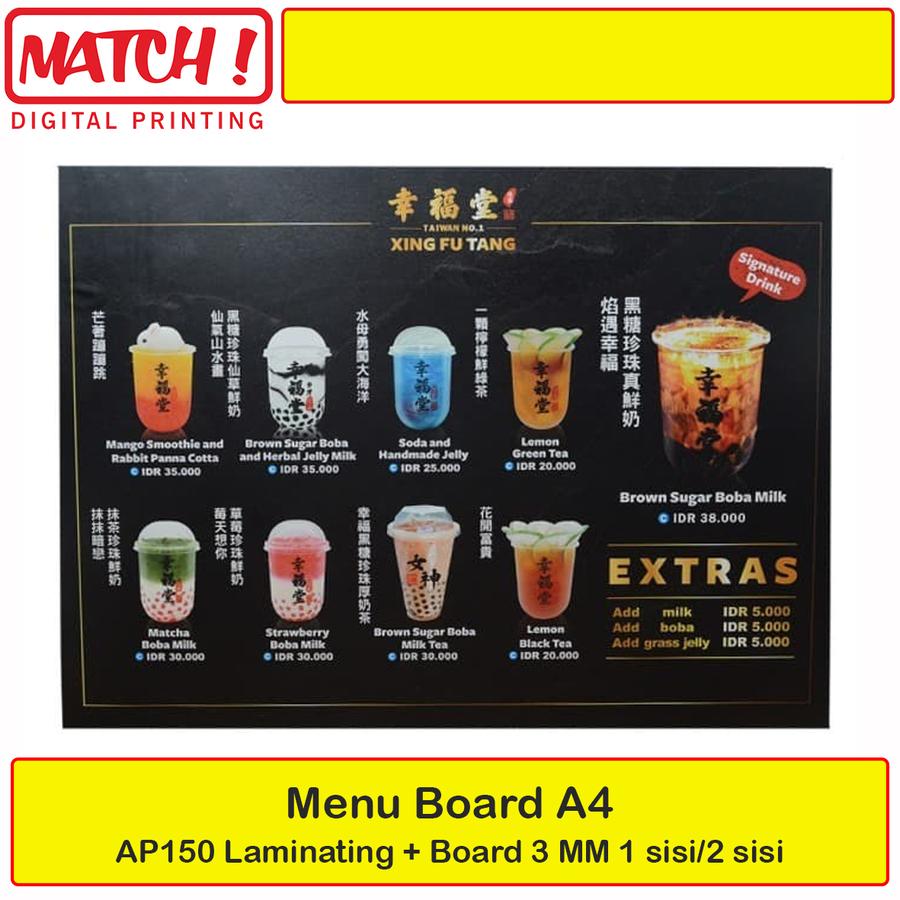 Menu Board atau Papan Menu, Kunci Restaurant yang terkadang dilupakan, Simak Fungsinya