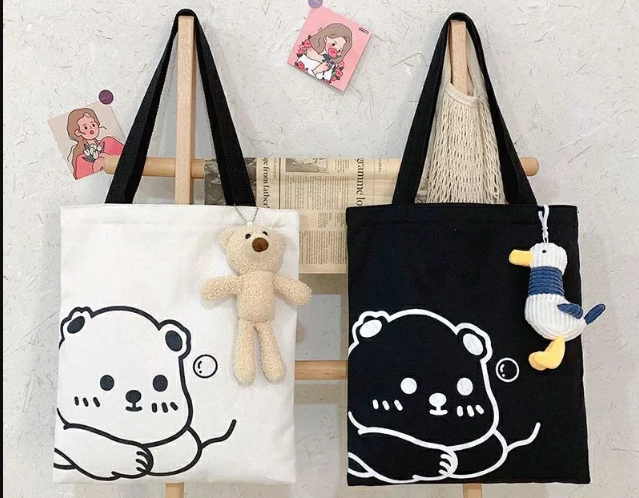 Custom Totebag atau Tas untuk Anak Teman Jalan Liburan Sekolah