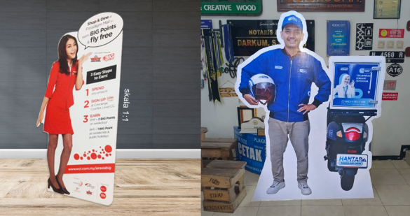 Cetak Standee Promosi Custom Menarik Perhatian dalam Sekejap