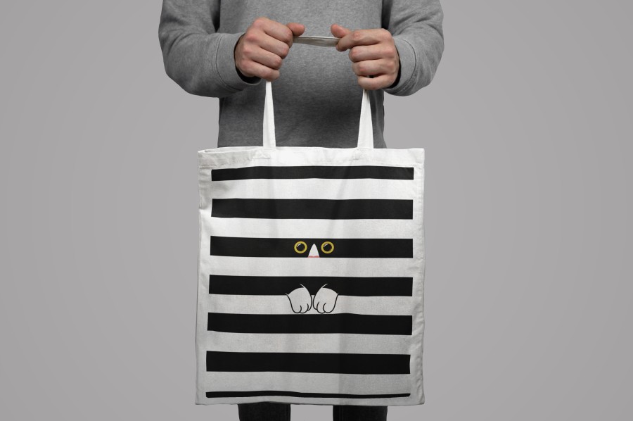 Totebag Kanvas detail