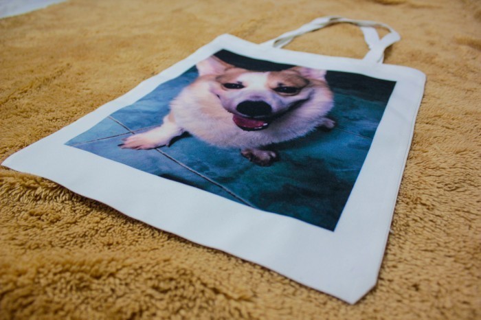 Totebag Kanvas detail