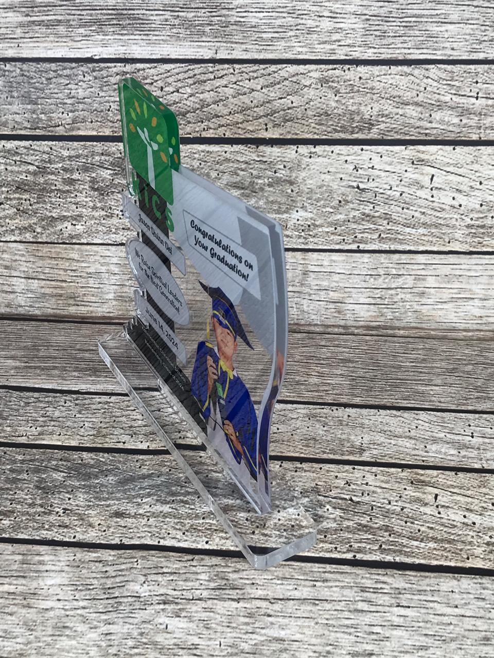 Plakat Akrilik Ketebalan 5mm detail