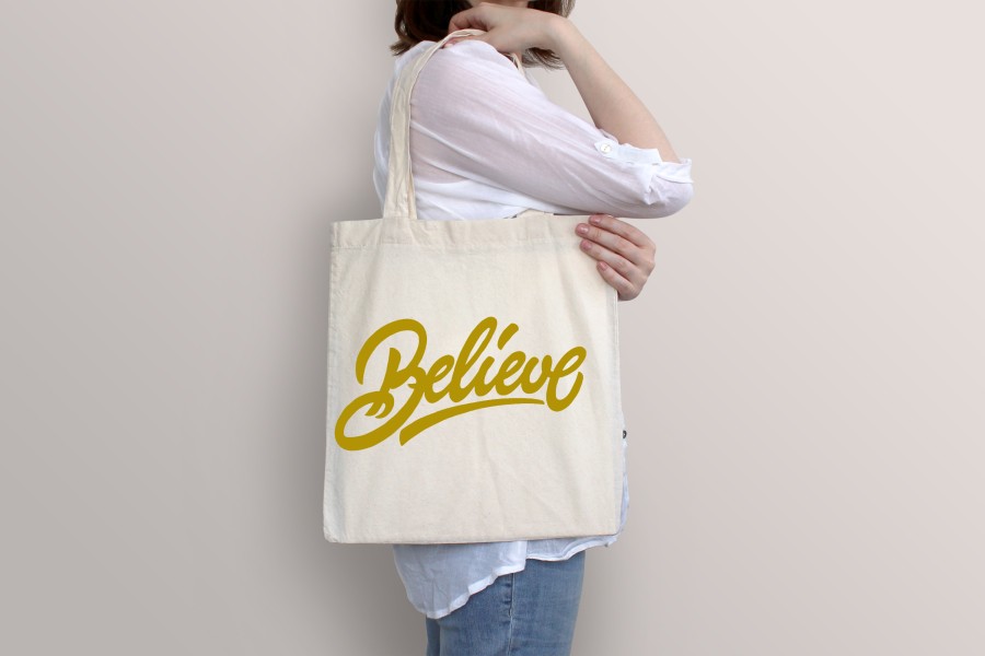 Totebag Blacu detail