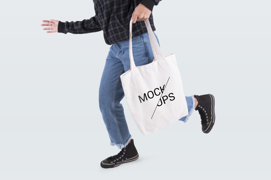 Totebag Kanvas detail